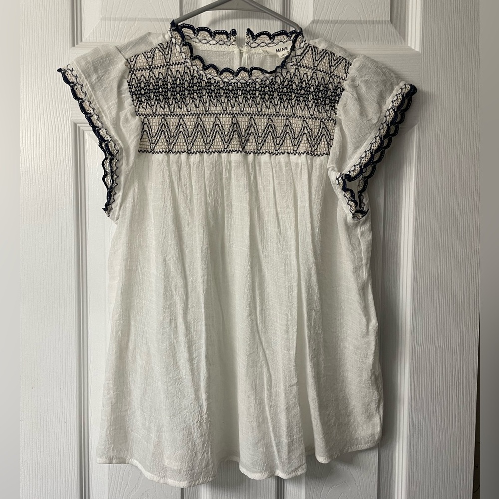 White Blouse with detail